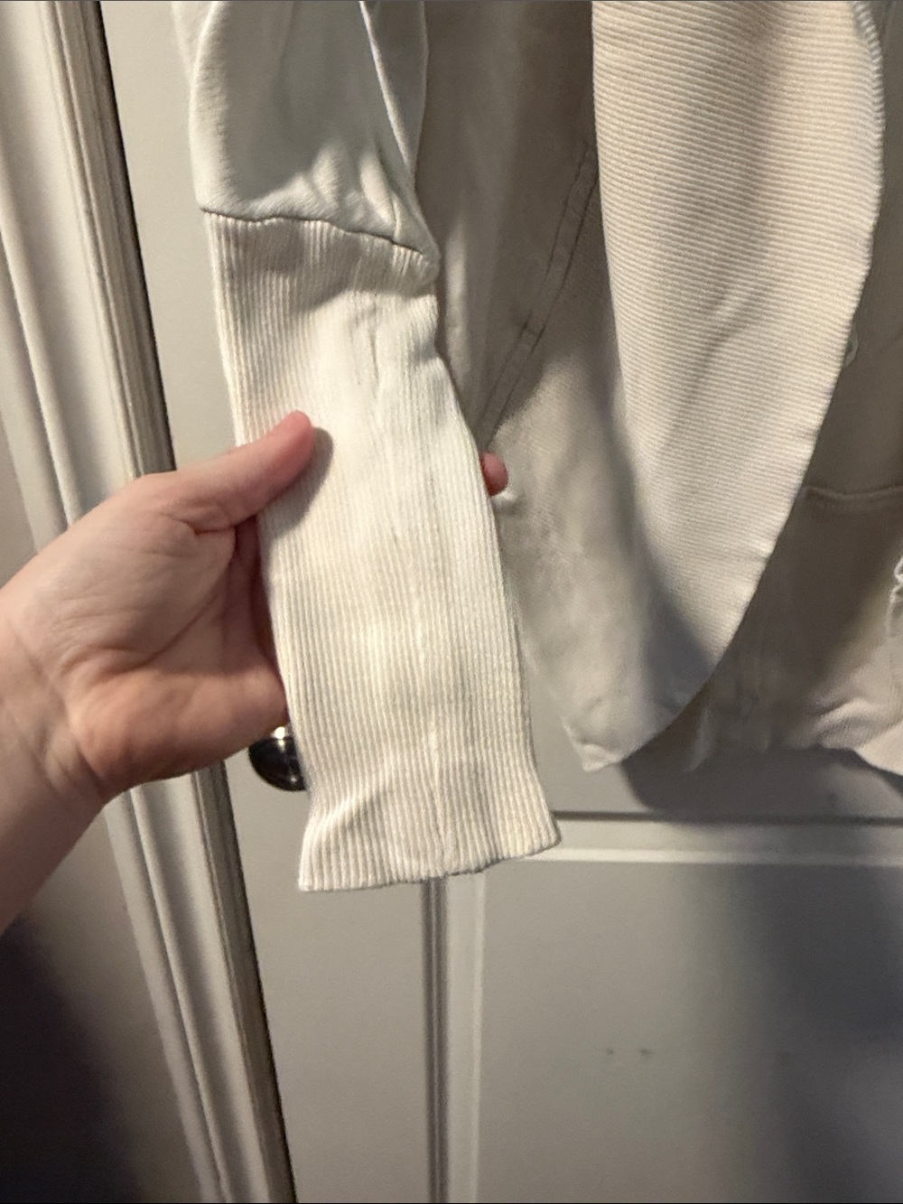 Wilfred Cream Open Shawl-Collar Blazer - Picture 3 of 5